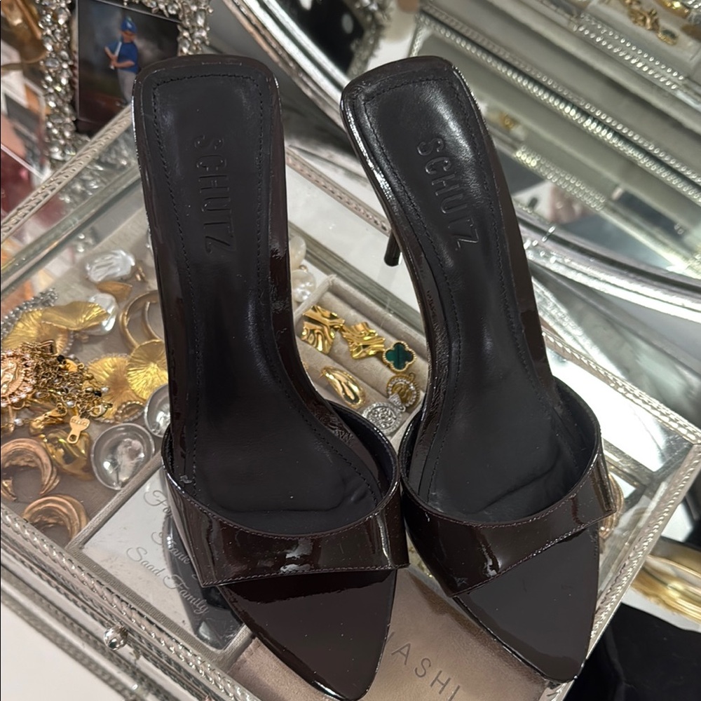 Schutz Black Women's Heels